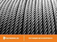 Канат стальной 10 мм ГОСТ 3066-80 6х7(1+6)+1х7(1+6)