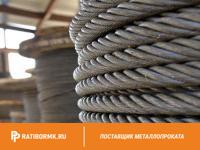 Канат стальной 2,4 мм ГОСТ 3066-80 6х7(1+6)+1х7(1+6)
