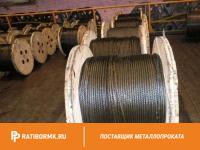 Канат стальной 60,5 мм ГОСТ 7668-80 ЛК-РО 6х36(1+7+7/7+14)+1