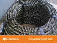 Канат стальной 10,5 мм ГОСТ 3077-80 ЛК-О 6х19(1+9+9)+1