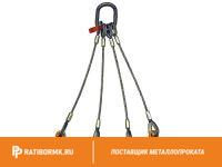 Строп канатный 4СК 2т D=11мм L=10м ГОСТ 25573-82