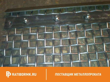 Сетка сложно-рифленая для грохота 30х30х5 мм ГОСТ 3306-88