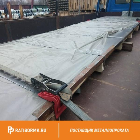 Лист оцинкованный в рулоне 0.8х1250 мм ГОСТ 14918-80