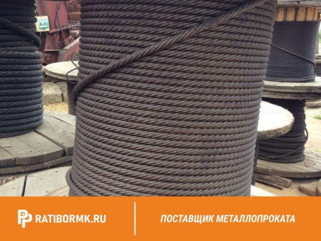 Канат стальной 1,9 мм ГОСТ 3066-80 6х7(1+6)+1х7(1+6)